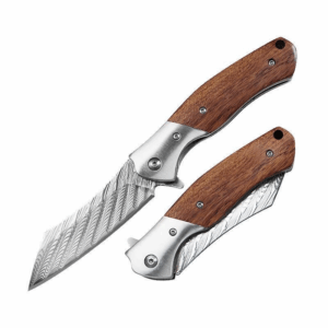 EDC Outdoor Folding Pocket Knife - VG10 Steel, Damascus Pattern Steel, G10 Handle - Pocket Utility Tool - Style 3479