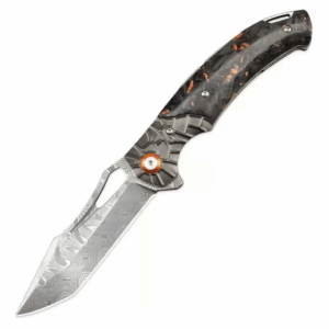 EDC Outdoor Folding Pocket Knife - Carbon-Fiber Texture - Pocket Utility Tool - Style 2109