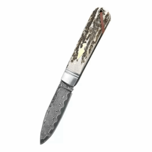 Outdoor Camping Folding Pocket Knife - Sheath Set Compact Utility Tool - Style 0715