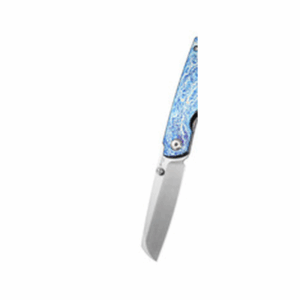 Camping Pocket Folding Knife - M390 Steel, Titanium Handle - Pocket Utility Tool - Style 9192