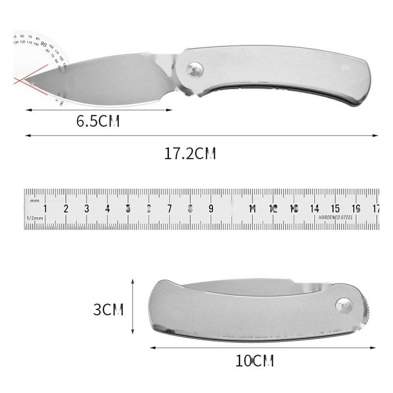 Stonewashed Outdoor EDC Folding Knife Stonewashed Outdoor EDC Folding Knife