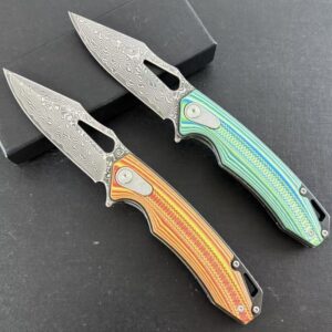 Color Handle Outdoor EDC Folding Knife Set