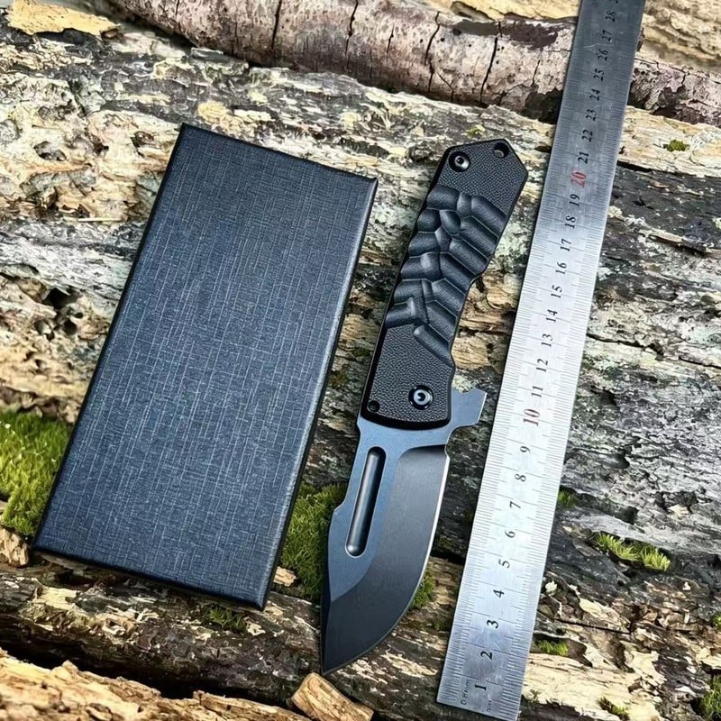 Black Outdoor EDC Folding Knife Black Outdoor EDC Folding Knife
