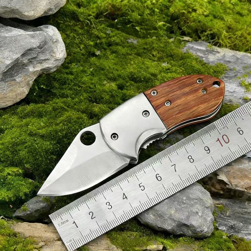Wood Handle Outdoor EDC Folding Knife Wood Handle Outdoor EDC Folding Knife
