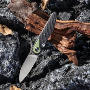 Black Outdoor EDC Folding Knife