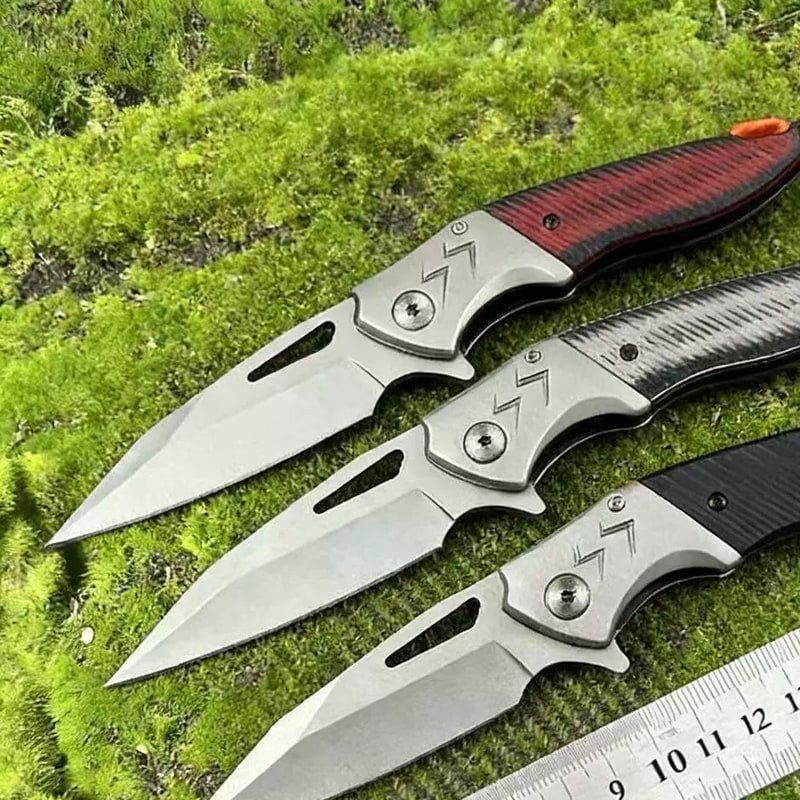 Three Piece Outdoor EDC Folding Knife Set Three Piece Outdoor EDC Folding Knife Set