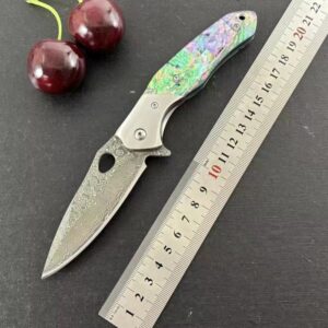 Colour Shell Handle Outdoor EDC Folding Knife