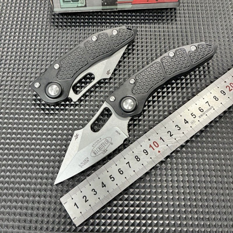 Compact Outdoor EDC Folding Knife with Textured Handle Compact Outdoor EDC Folding Knife with Textured Handle