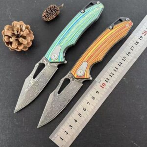 Color Handle Outdoor EDC Folding Knife Set