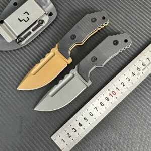 Outdoor EDC Folding Knife Pair with Sheaths