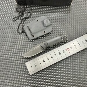 Mini Keychain Utility Knife with Sheath