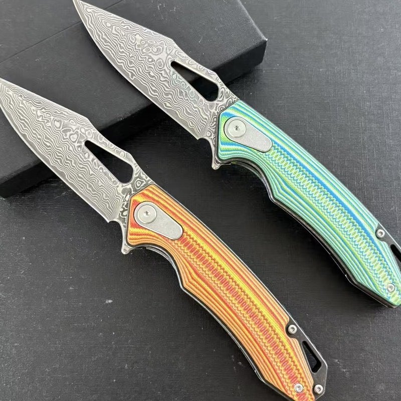 Color Handle Outdoor EDC Folding Knife Pair Color Handle Outdoor EDC Folding Knife Pair