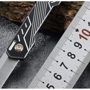 Black Handle Outdoor EDC Folding Knife