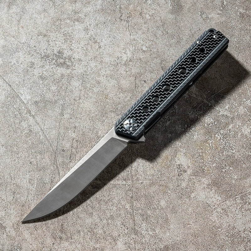 Black Textured Handle Outdoor EDC Folding Knife Black Textured Handle Outdoor EDC Folding Knife