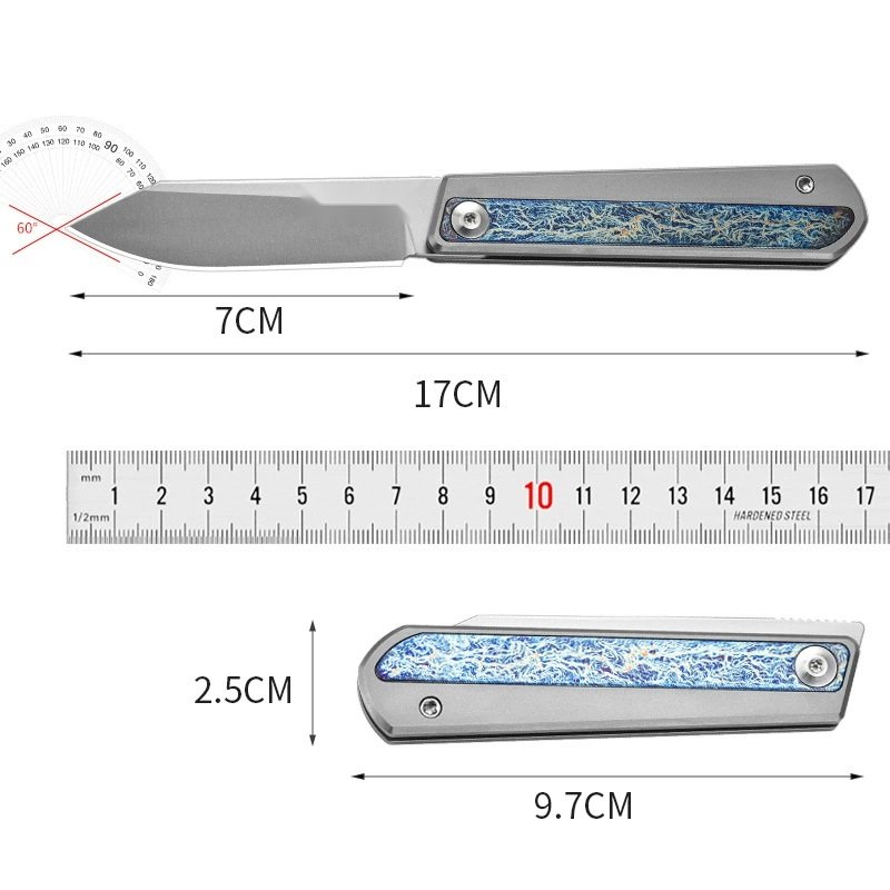 Sandblasted Outdoor EDC Folding Knife Sandblasted Outdoor EDC Folding Knife