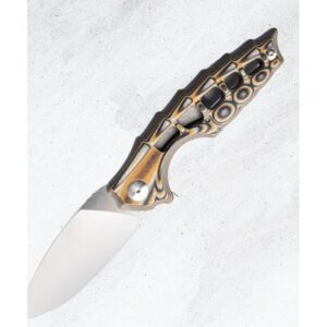 Bronze Handle Outdoor Folding Knife