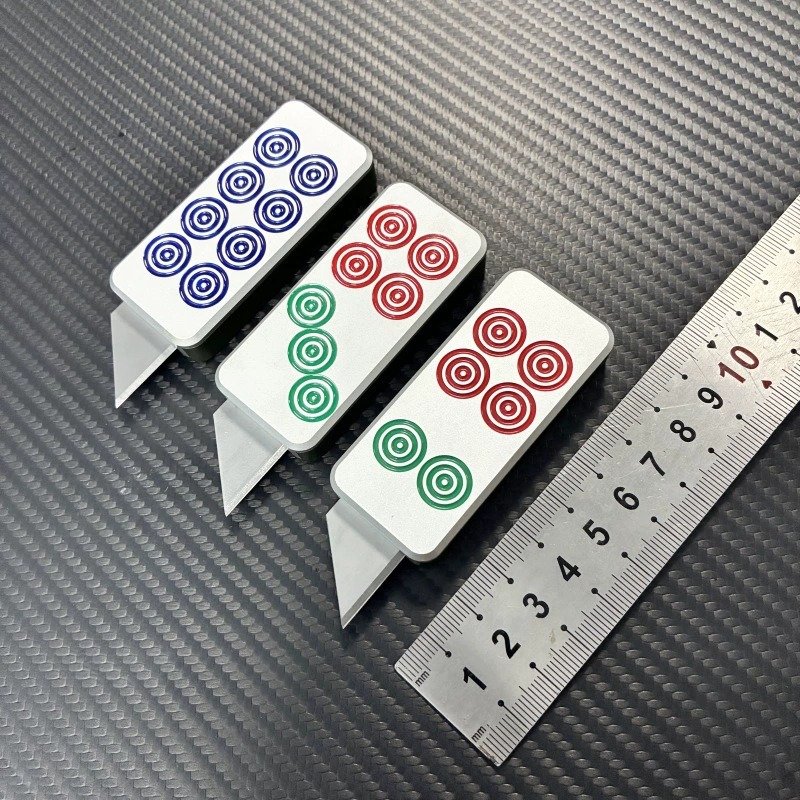 Mahjong Tile Mini Utility Knife Set Mahjong Tile Mini Utility Knife Set