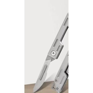 Silver Outdoor Folding Utility Knife Set
