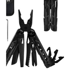 Black Outdoor Multi-Tool Utility Knife Set