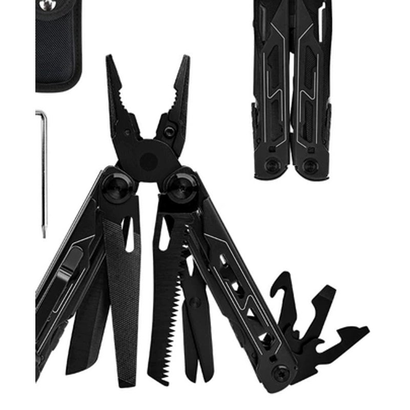 Black Outdoor Multi-Tool Utility Knife Set Black Outdoor Multi-Tool Utility Knife Set