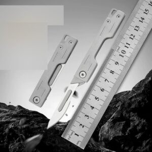 Silver Outdoor Utility Folding Craft Knife