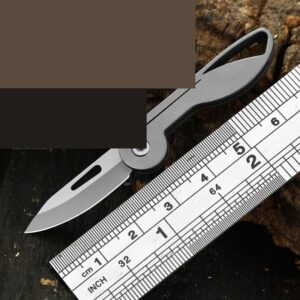 Grey Handle Outdoor Folding Knife