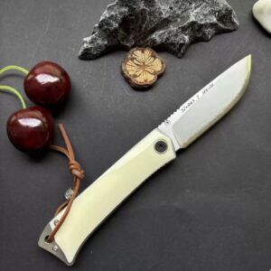 Ivory Handle Outdoor Folding Knife