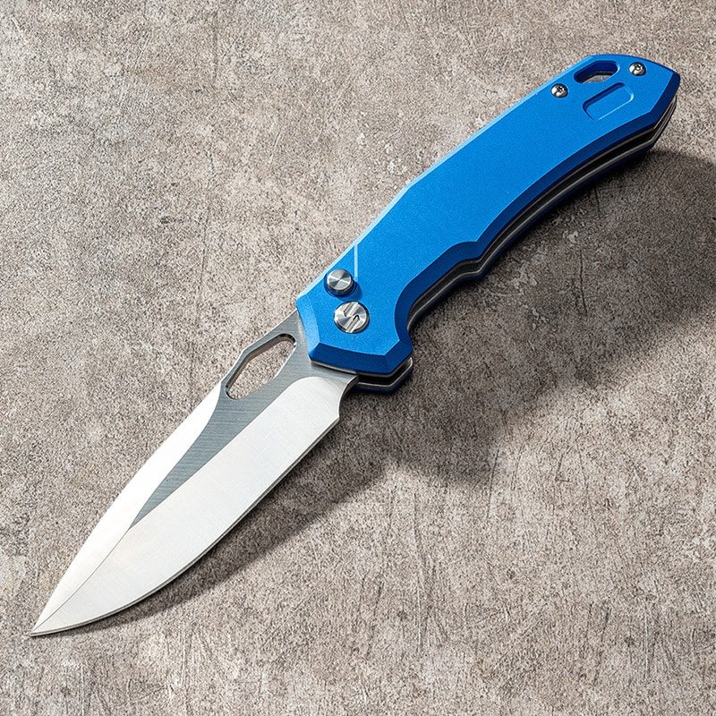 Blue Aluminium Outdoor Folding Knife Blue Aluminium Outdoor Folding Knife