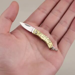 Mini Engraved Outdoor EDC Folding Knife