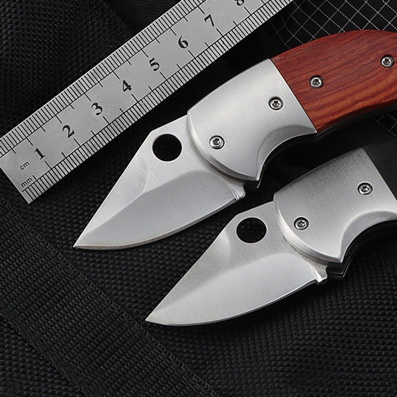 Wood Handle Outdoor EDC Folding Knife Wood Handle Outdoor EDC Folding Knife