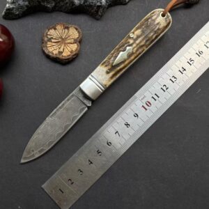 Wood Handle Outdoor EDC Folding Knife