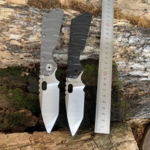 Grey Handle Outdoor EDC Folding Knife Set