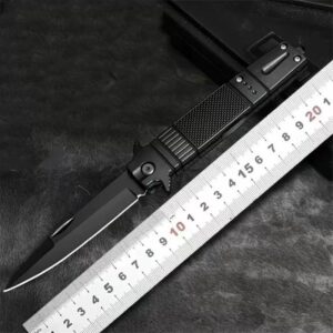 Black Outdoor EDC Folding Knife