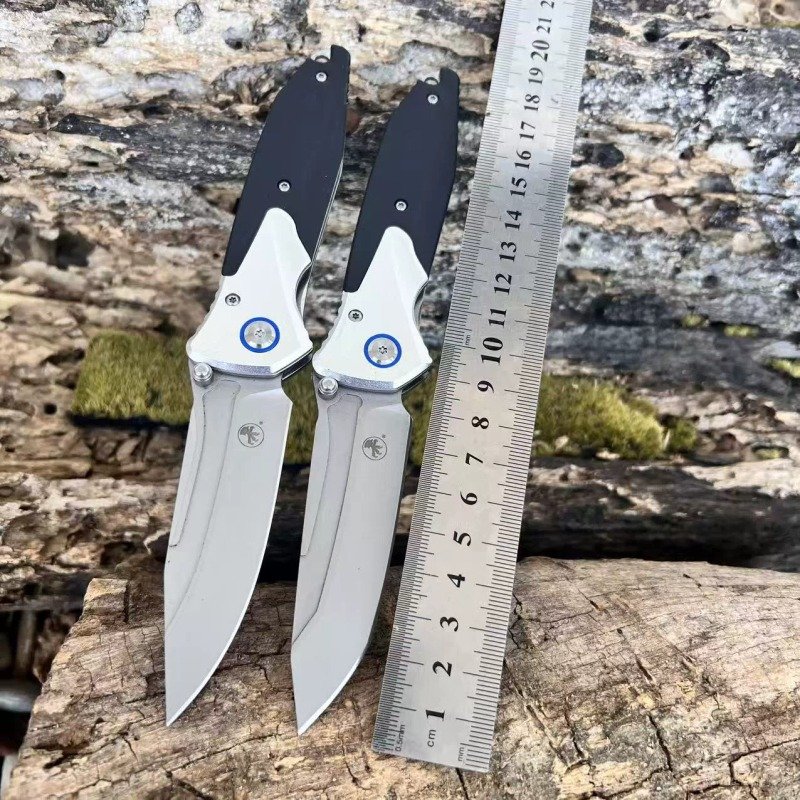 Silver Outdoor EDC Folding Knife Set Silver Outdoor EDC Folding Knife Set