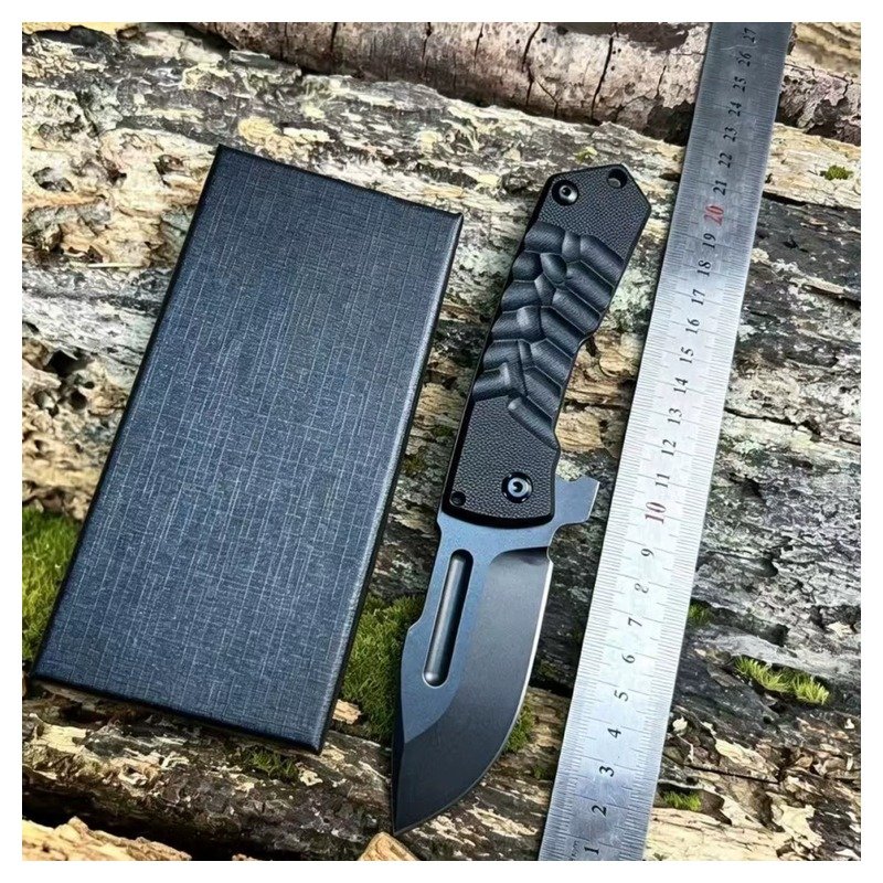 D2 Stonewashed Outdoor EDC Folding Knife D2 Stonewashed Outdoor EDC Folding Knife