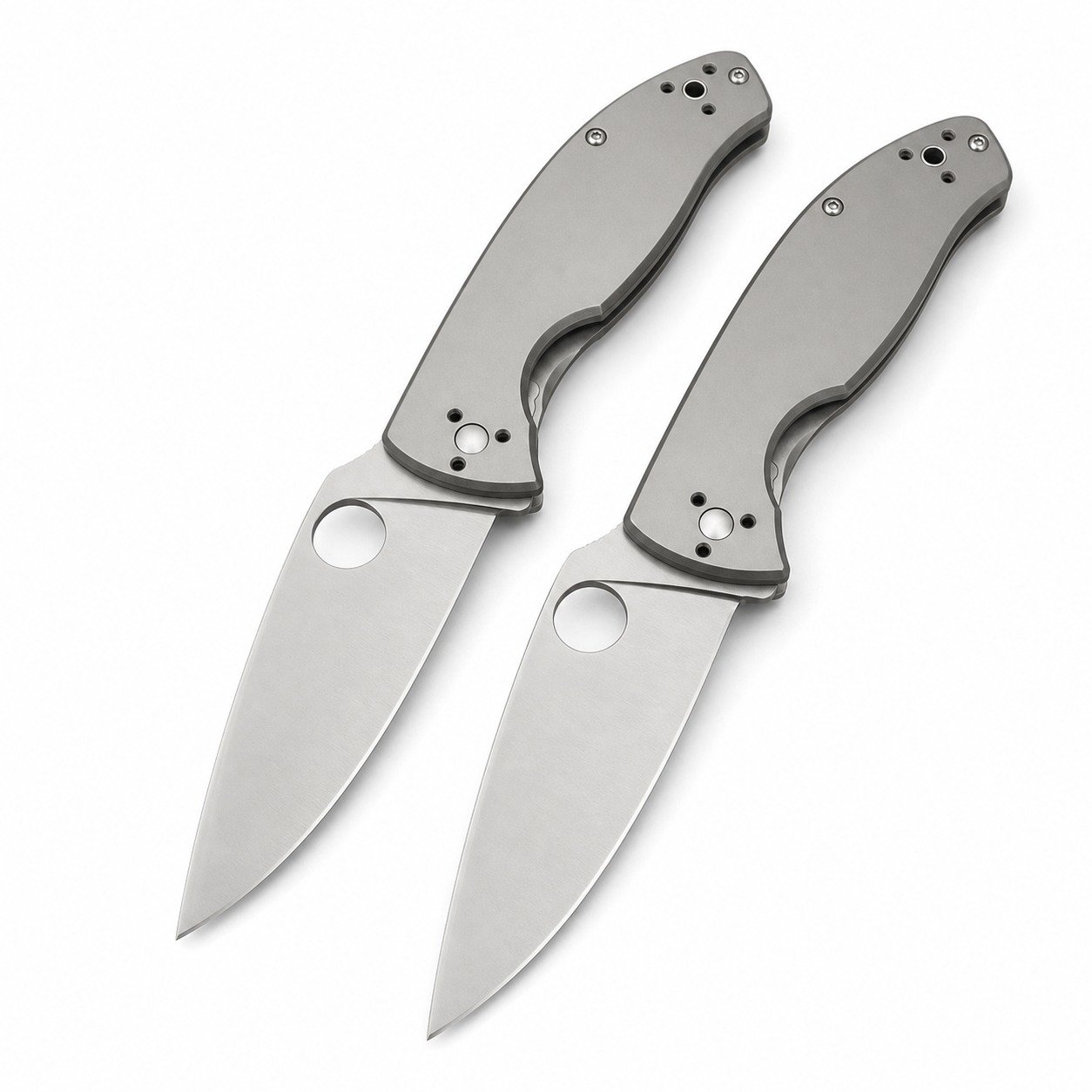 47190-main-white-clean.jpg Spyderco C122 Titanium-Handle Folding Knife