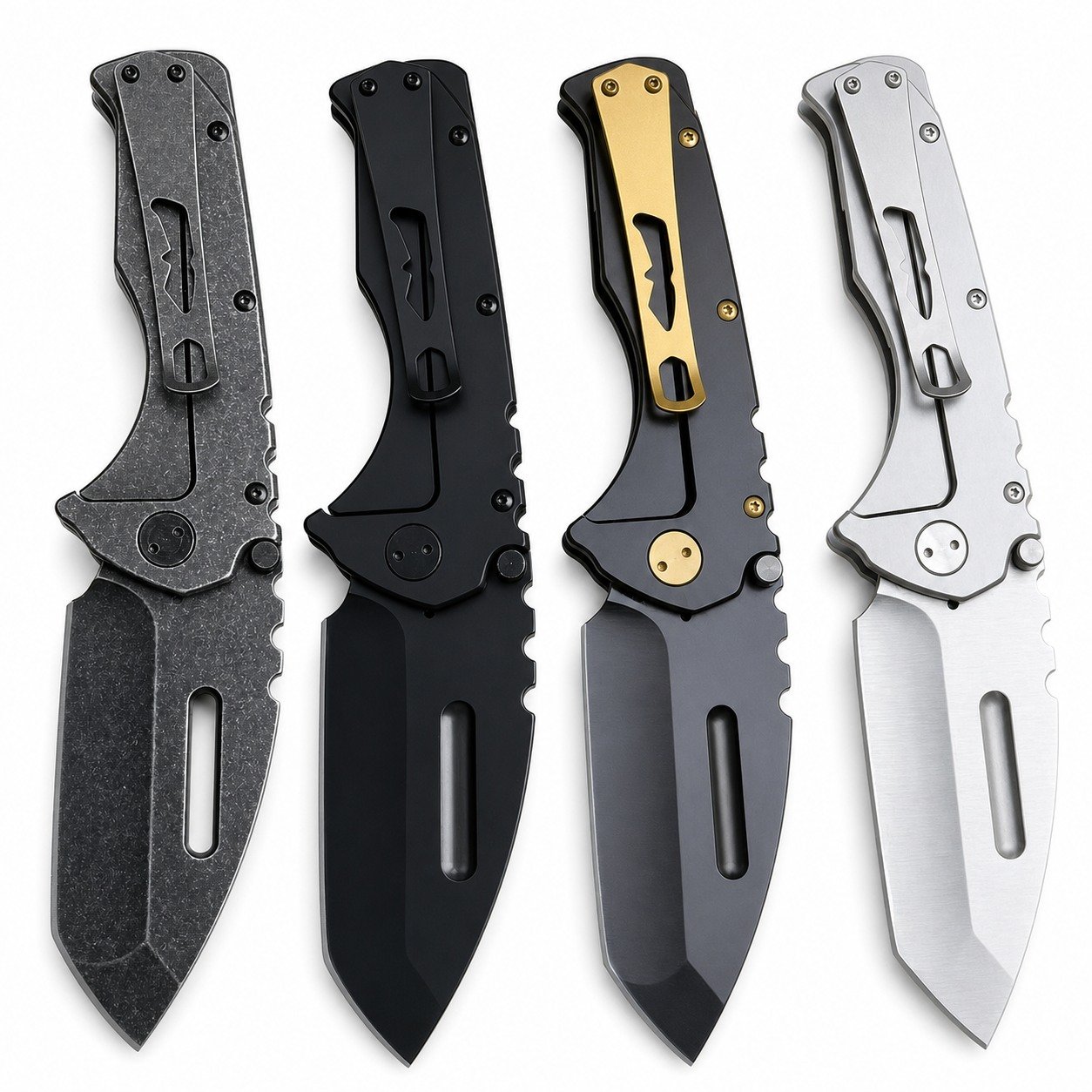 47292-main-white-clean.jpg The Mech Armor Was Heavily Broken In Four Colors Folding Knife