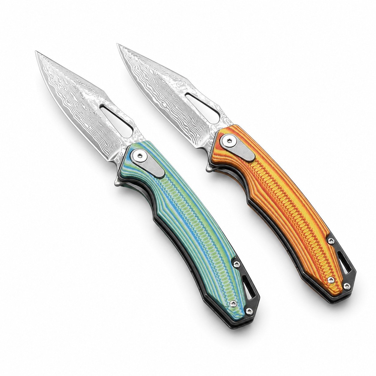 48126-main-white-clean.jpg The Steel Fish Is Slightly Bent Folding Knife