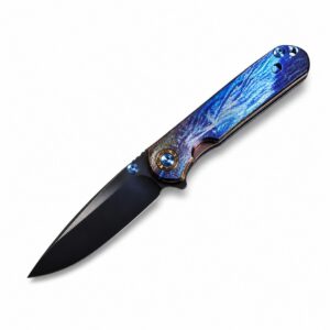 Crisp-Dasha DLC M390 Titanium Alloy Handgrip SF Folding Knife
