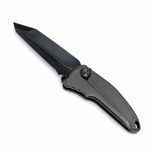Microtech Delta DLC All Black M390 Titanium Alloy Shunfeng Folding Knife