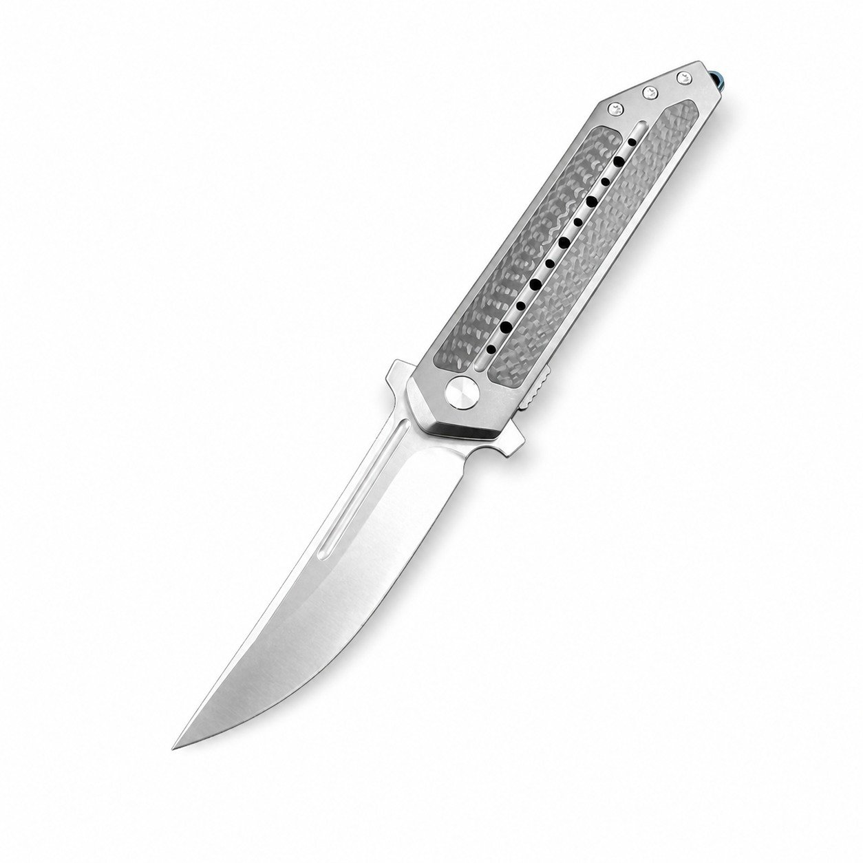 50268-main-white-clean.jpg Begg Folding Titanium Alloy Handle Folding Knife