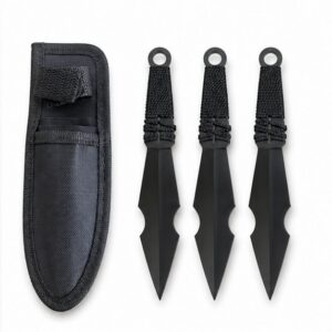 Practice Throwing Knife Set YF069 – 3-Piece, Black