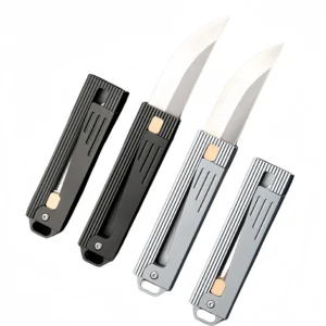 All-metal gravity knife aluminum alloy Folding knife